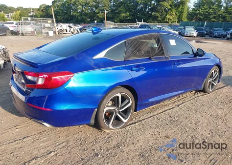 2019 Honda Accord Sport from USA, damaged, VIN 1HGCV1F34KA021731
